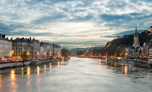 lever coucher soleil lyon